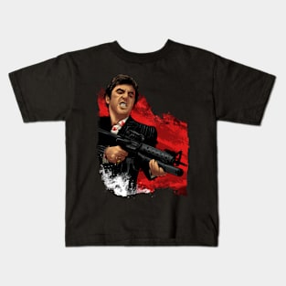 Scarface Tony Montana Kids T-Shirt